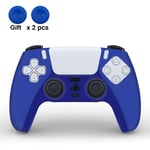 Bleu - Étui En Gel De Silicone Et Caoutchouc Pour Manette De Jeu Ps5, Housse De Protection Pour Sony Playstation 5, Accessoires