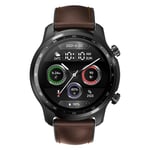 Ticwatch Pro 3 Ultra 4G WH11013 LTE Smartwatch with Vodafone OneNumber and Orange eSIM Qualcomm and Mobvoi Dual Wear OS blood oxygen detection processor system, black screen