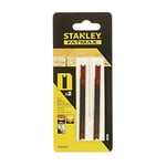 Stanley FATMAX 2 Lames de Scie Sauteuse HCS Spécial Bois Gamme FATMAX Robuste et Ergonomique STA25542-XJ