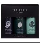 Ted Baker Hair & Body Wash Trio Mens Christmas Gift Set 2024