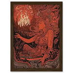 Artery8 You Light my Fire The Temptress Concept Art Artwork Framed A3 Wall Art Print