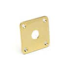 Flat Gold Input Plate LesPaul Gibson/Epiphone style, Diam 10mm