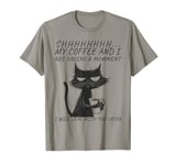 Funny Angry Cat Coffee Mug With Sayings, Black Cat Coffee T-Shirt