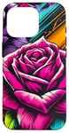 iPhone 16 Pro Floral Rose Botanical Art, Vibrant Street Style, Love Roses Case