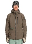 Quiksilver Snow Jacket Quest Stretch 20K JK Men Brown M