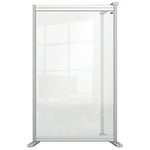 Nobo Protection Screen with Modular System Extension Premium Plus Acrylic Transparent 600 x 1000 mm