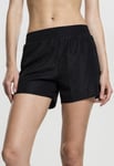 Urban Classics Svarta sportshorts dam (Svart,XS)