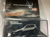 Subaru Impreza Wrx Sti Gh 2009 -fast & Furious 1/43 Deagostini Die-Cast