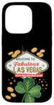 Coque pour iPhone 14 Pro Shamrock Crazy - Jeu de hasard pour la Saint-Patrick de Las Vegas