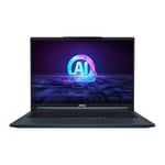 16" MSI Stealth 16 AI Studio, QHD+ 240Hz, Core Ultra 7 155H, 32GB DDR5, 1TB SSD,