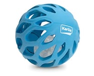 Karlie Boule à Grille avec Boule Lumineuse LED TPR Bleu Ø 11,5 cm