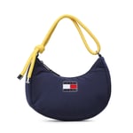 Handväska Tommy Jeans Tjw Beach Summer Shoulder Bag AW0AW14580 Mörkblå