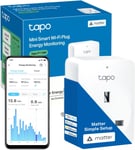 Tapo WiFi App Control Smart Plug, Energy Monitoring & MATTER Compatible Alexa