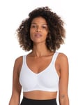 Dorina Flex Soutien-Gorge Sport BH Femme, Blanc, 95D (Taille Fabricant 110D)