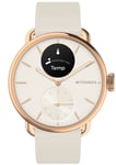 Montre connectée Withings ScanWatch 2 38 mm Or Rose avec bracelet Beige