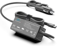 100W Chargeur De Voiture Pour Macbook Pro Macbook Air A2473 Microsoft Surface Book Dell Hp Elitebook 840 G7 Lenovo Thinkpad Xiaomi 12V-24V 96W 87W 70W 67W Usb-C Alimentation Ordinateur Portable