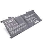 vhbw Li-Ion batterie 4800mAh (7.4V) noir pour ordinateur portable laptop notebook Asus Zenbook UX21, UX21A, UX21E