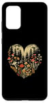 Coque pour Galaxy S20+ Cottagecore Esthétique Champignon Fleur Goblincore