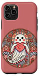 Coque pour iPhone 11 Pro Be my Boo Illustration fantôme Saint-Valentin