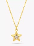 Estella Bartlett Cubic Zirconia Star Pendant Necklace