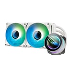 Darkflash Dx240 V2.6 Pc Water Cooling Argb 2x 120x120 (white)