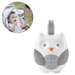 Vit brusmaskin Baby Sleep Sound Machine Owl Vit brusmaskin