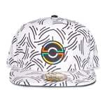 Casquette Pokeball Blanche Pokemon