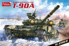 Amusing Hobby 35A050 1:35th scale Russian Main Battle Tank T-90A Full Interior