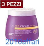 Inebrya Glace Crème Liss Pro Masque Lissage Cheveux 500 ML - 3 Pièces