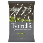 Tyrrells Naked (No Salt) Crisps 150g - Pack of 6