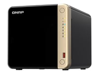 Qnap Ts-464 - Nas-Server - 4 Fack - 32 Tb - Sata 6Gb/S - Hdd 8 Tb X 4 - Raid Raid 0, 1, 5, 6, 10, Jbod - Ram 8 Gb - 2.5 Gigabit Ethernet - Iscsi Support