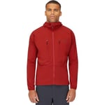 Rab Men’s Borealis Jacket Softshell Coat for Mountaineering & Backcountry Skiing - Tuscan Red - Medium