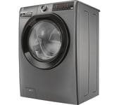 HOOVER H-Wash 350 H3WPS4146TAMBR80 WiFi-enabled 14 kg 1400 Spin Washing Machine - Graphite, Silver/Grey