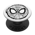 Marvel Spider-Man Mask Sketch PopSockets PopGrip Interchangeable