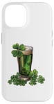 iPhone 14 St. Patricks Day Paddys Design Fun to Beers Whiskey Party Case