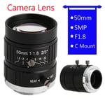 5.0Megapixel 50mm CCTV Security Camera Lens 5MP C Mount Aperture D/f' F1.8