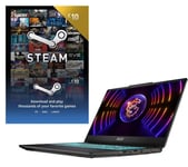 Msi Cyborg 15 15.6" Gaming Laptop & £10 Steam Wallet Card Bundle - Intel® Core™ i5, RTX 3050, 512 GB SSD, Black