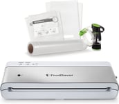 FoodSaver Compact Food Vacuum Sealer Machine with Handheld Sealer Accessory | 1