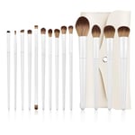 NEUTYPECHIC 14 Pièces Pinceau Maquillages Professionnel, Set Pinceaux Maquillage, Pinceaux Poils Doux Long Manche Comprenant Correcteur, Fard Paupières, Pinceau Lèvres, Fard Joues, Inceau Poudre