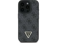 Guess Guhcp16xp4tdscpk Iphone 16 Pro Max 6.9" Black/Black Hardcase Leather Metal Logo Strass Crossbody