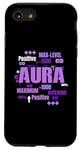 Coque pour iPhone SE (2020) / 7 / 8 Graphique violet Max Aura Purple Color