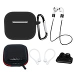 [5-Pack] Airpods 3 Tillbehör Set - Svart - TheMobileStore AirPods 3rd Generation