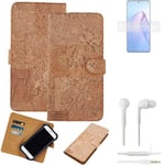 FOR Oppo Reno8 Pro Global SMARTPHONE CASE COVER WALLETCASE CORK