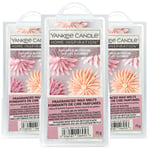 Yankee Candle Wax Melts Scented Home Room Fragrance Sugared Blossom 75g x3