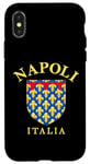 Coque pour iPhone X/XS Drapeau de l'Empire romain de Naples - Souvenir de l'Italie - Drapeau Napoli