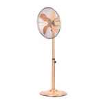 GEEPAS 16 Inch Metal Pedestal Fan 3 Speed Oscillating Air Cooling Standing Fan