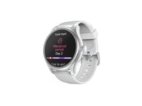 Hama Smartwatch 5010, Sömnövervakning, Rund, Vattentät, 1,38", Silver/Grå (00178617)