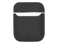 Estuff Silicone Case - Eske For Trådløse Øretelefoner - Silikon - Svart - For Apple Airpods (1. Generasjon, 2. Generasjon)