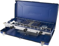Campingaz Chef Folding Double Burner Stove and Grill, compact gas cooker for or