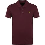 T-shirt Lyle And Scott  Lyle   Scott Polo Bordeaux